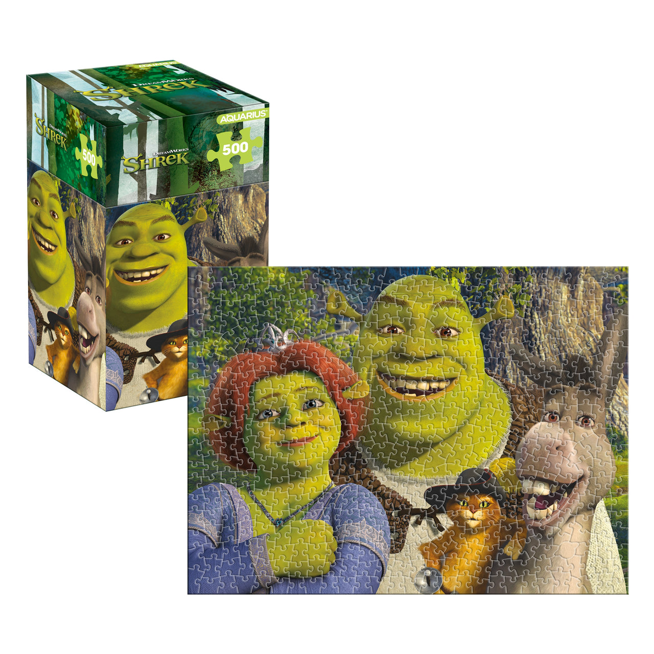 Shrek Family 500 Piece Jigsaw Puzzle (Vertical Box) – 3 PC PPK