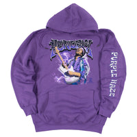 Thumbnail for Purple Haze Purple Sleeve Printed Hoodie