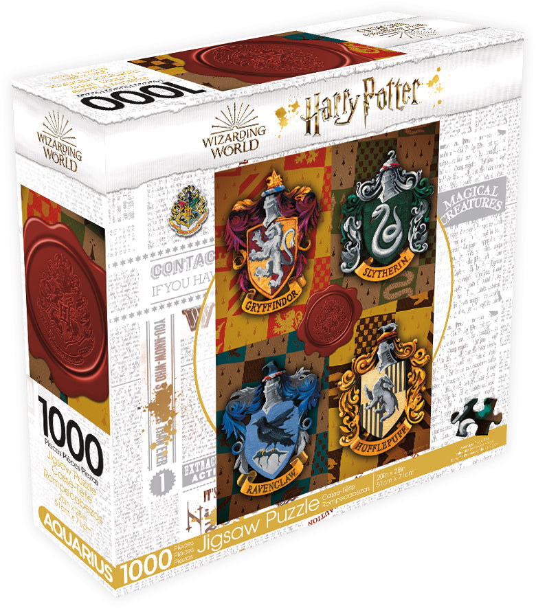 Harry Potter Crests 1000 Piece Jigsaw Puzzle (65303) 2.0 – 3 PC PPK