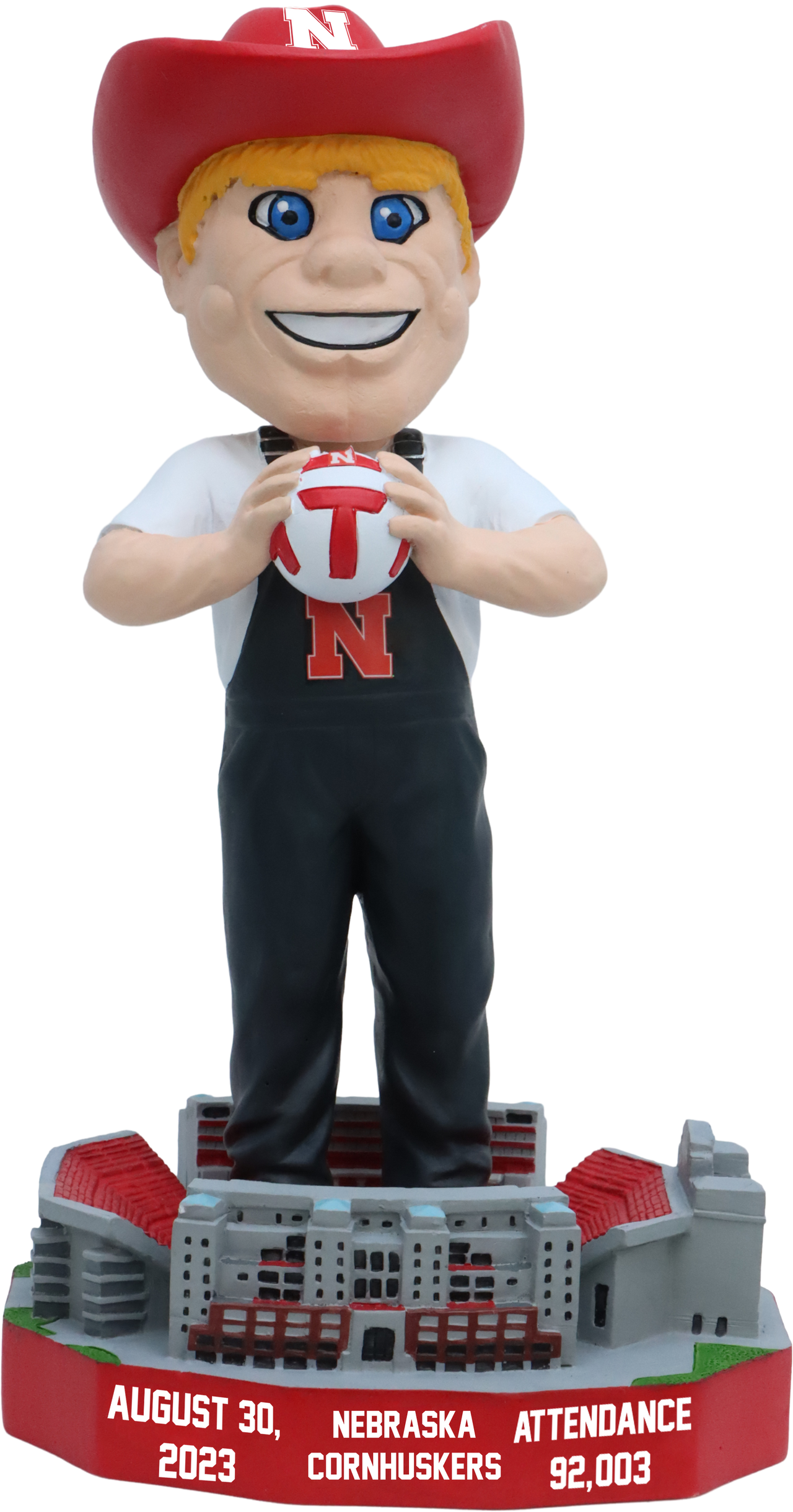 Nebraska Mascot Volleyball Record Bobblehead