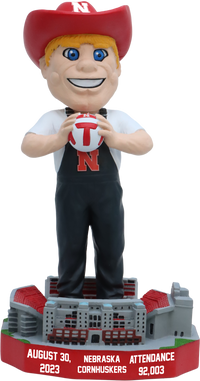 Thumbnail for Nebraska Mascot Volleyball Record Bobblehead