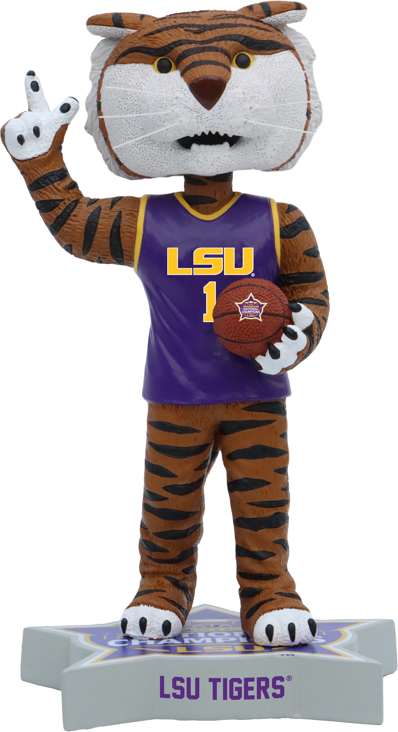 LSU Mascot Women's Basketball 2023 National Champions Bobblehead