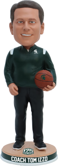 Thumbnail for Michigan State - Tom Izzo Standing Bobblehead