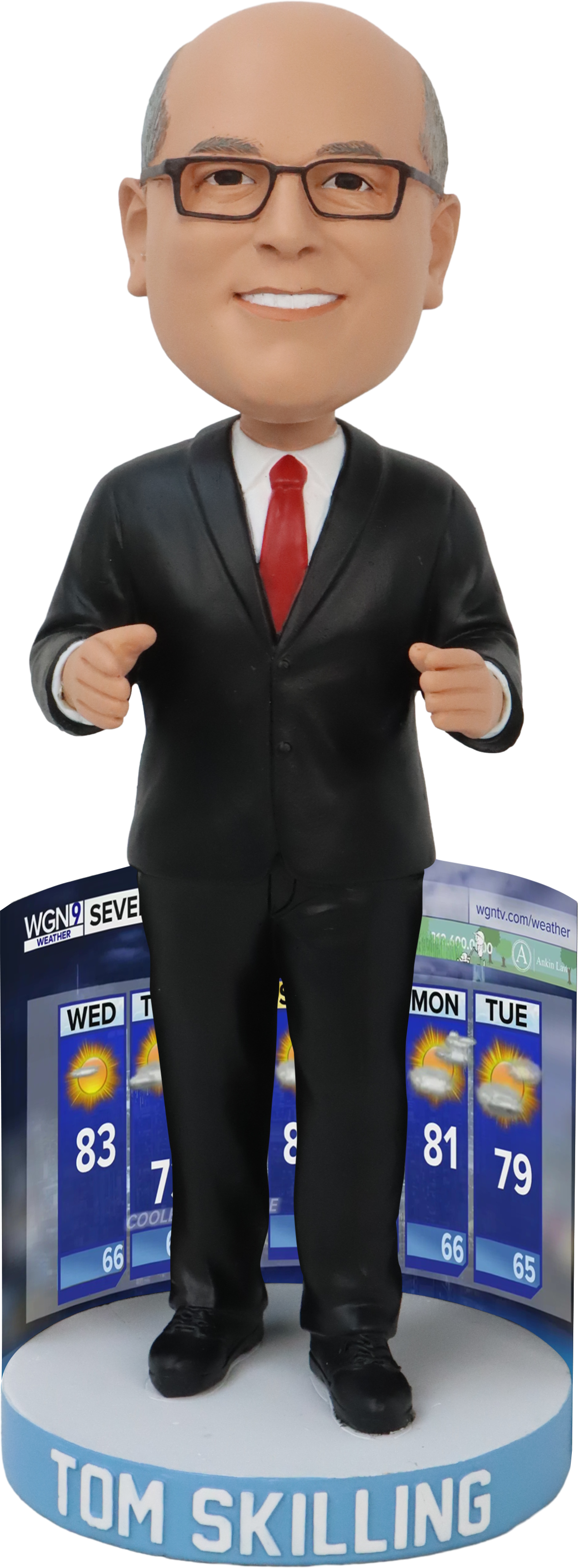 Tom Skilling WGN Bobblehead