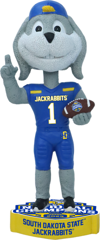 Thumbnail for South Dakota State 2023 Champs Blue Jersey BobblEhead