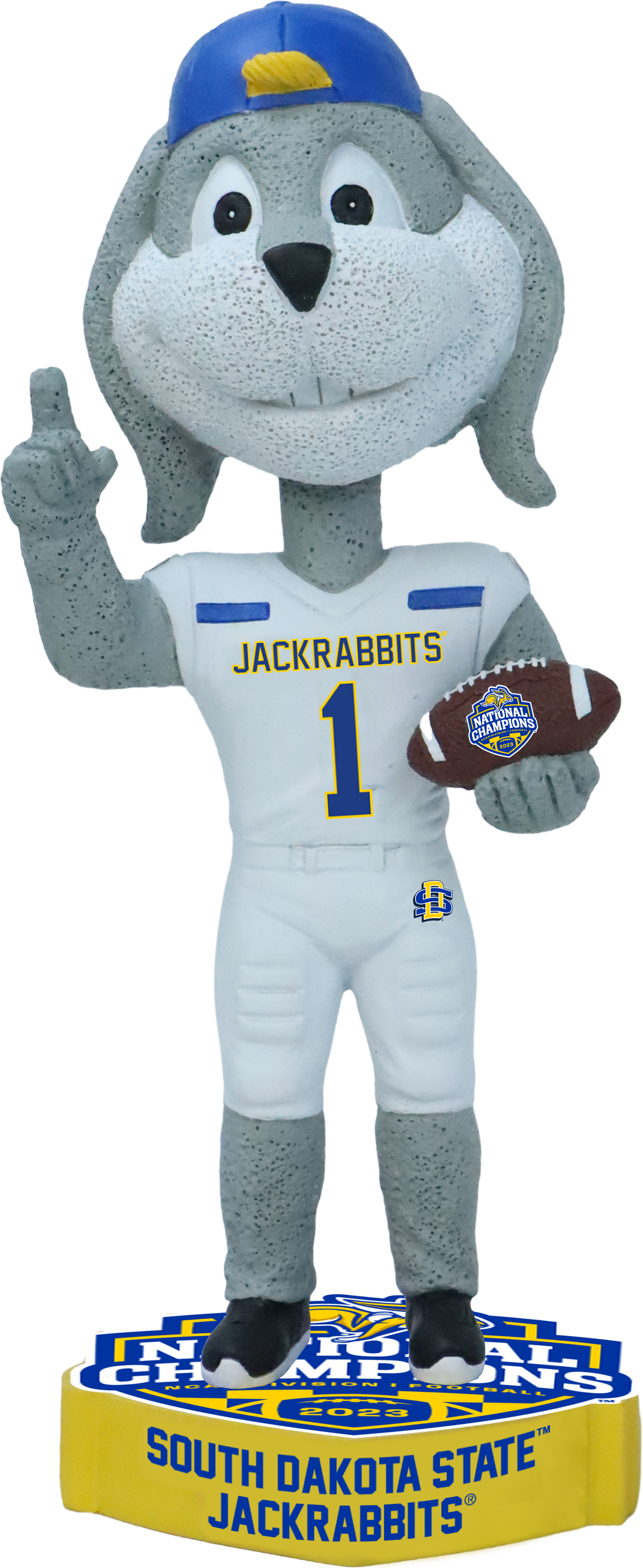 South Dakota State FCS Champions White Jersey Bobblehead