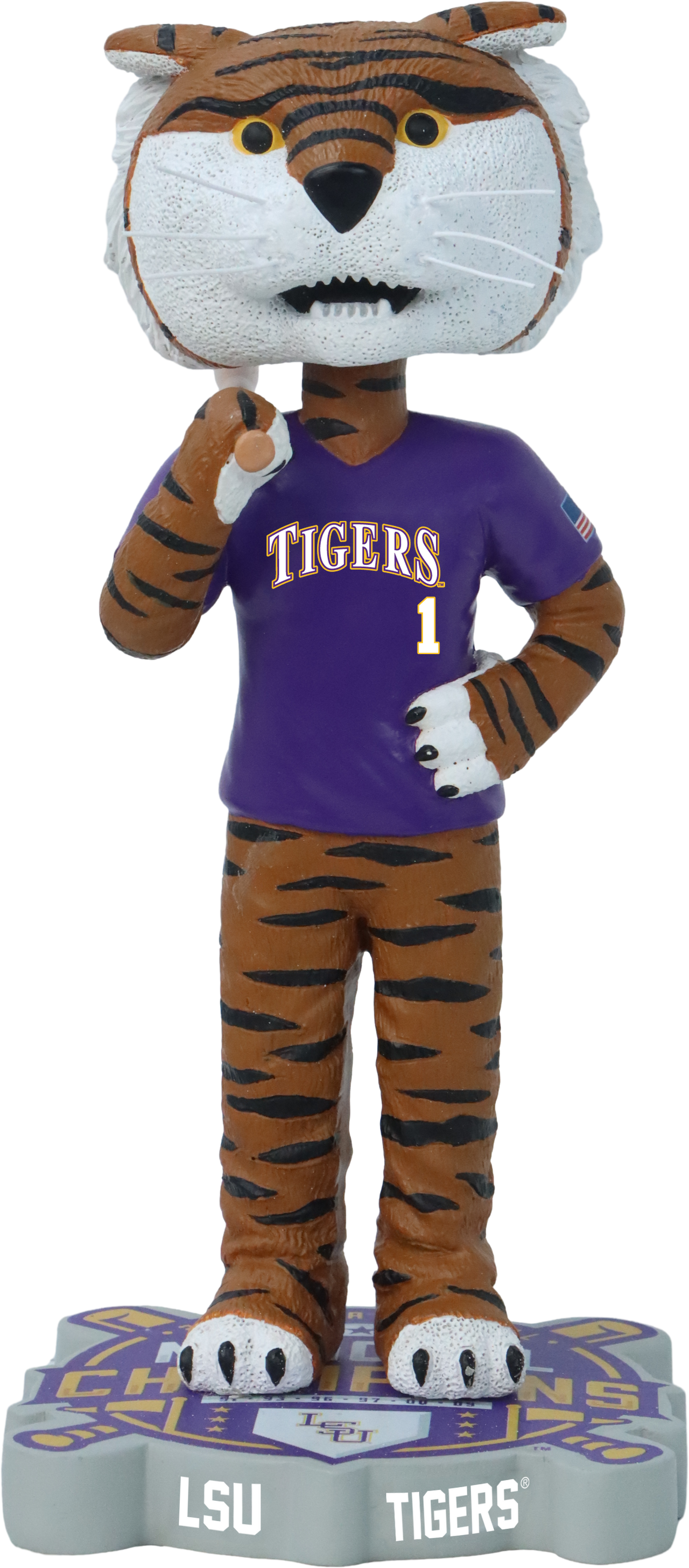 Lsu Baseball - Purple Jersey 2023 Champs BobbleheaD