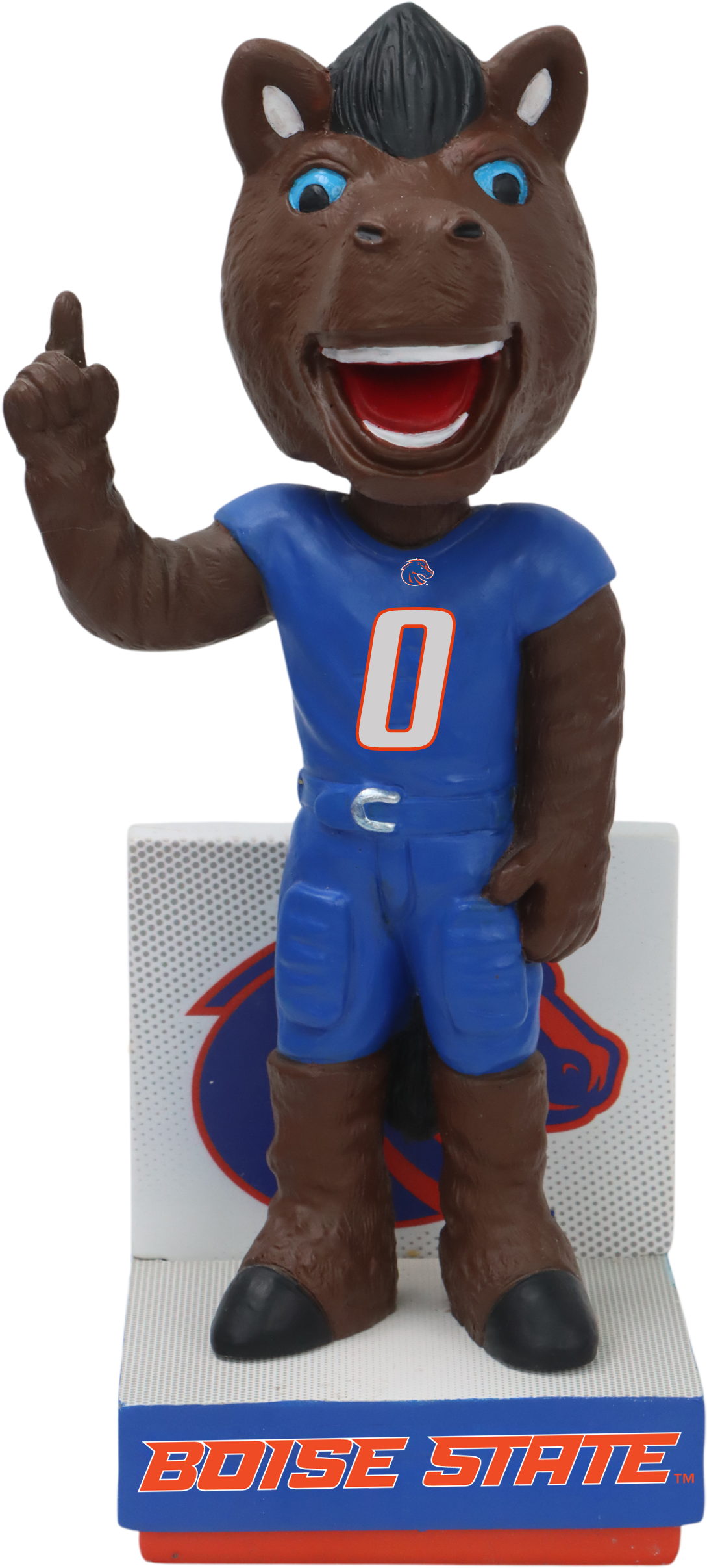 Boise State Mascot Bobblehead - Blue Turf Base