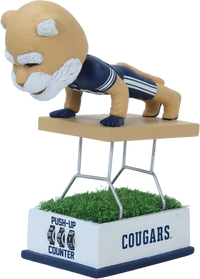 Thumbnail for Brigham Young Mascot Push Up Counter Bobblehead