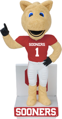 Thumbnail for Oklahoma Mascot Red Jersey Bobblehead