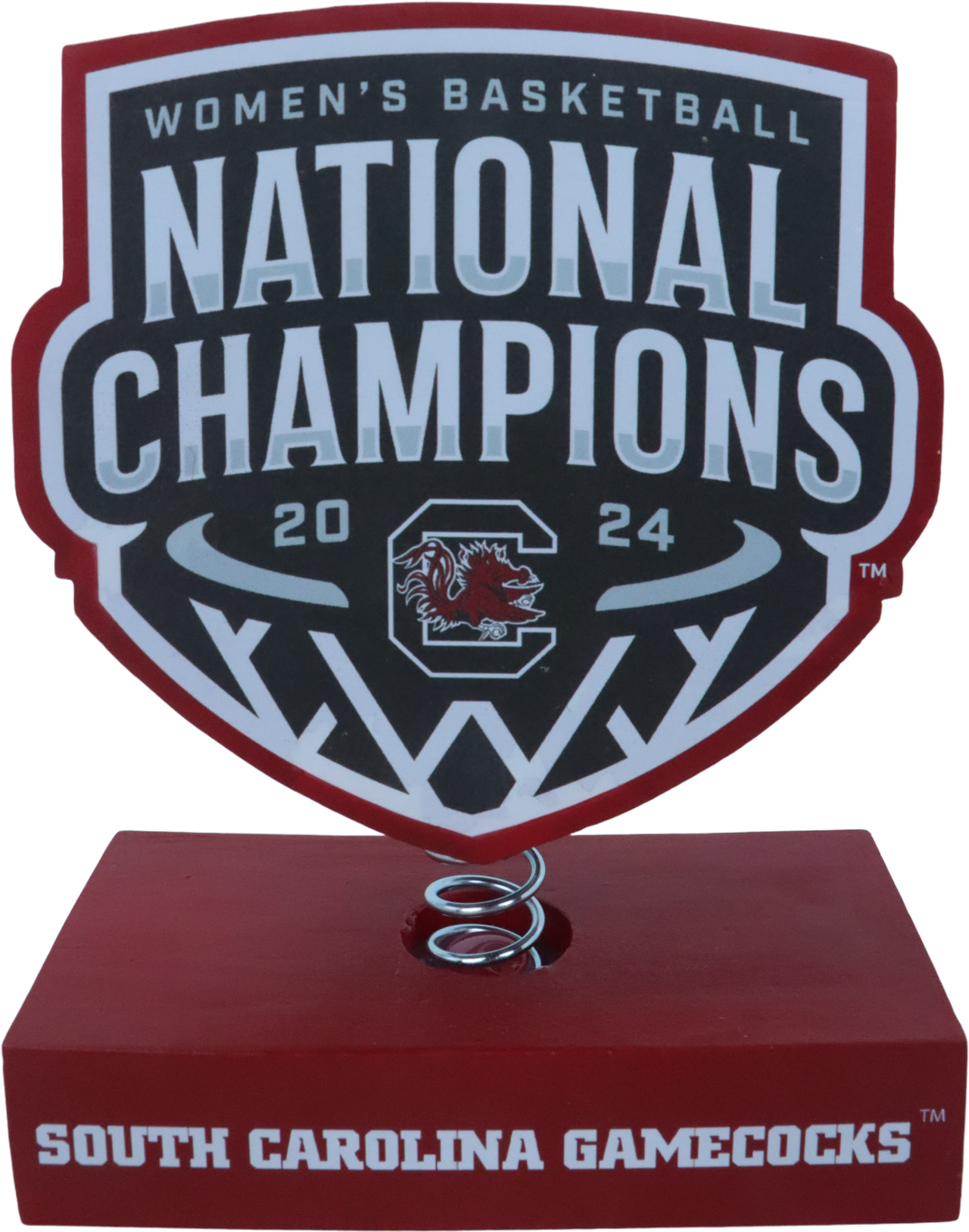 South Carolina 2024 Women's Basketball Champs BobbLe Logo