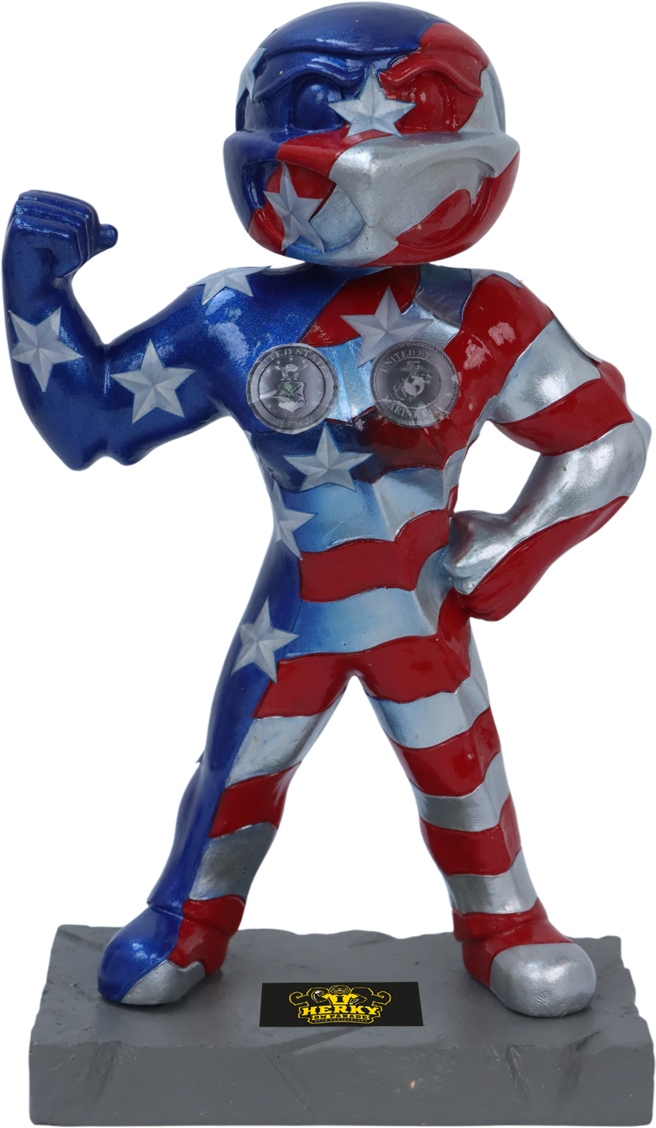 Iowa Herky on Parade - Herky's Salute to Service