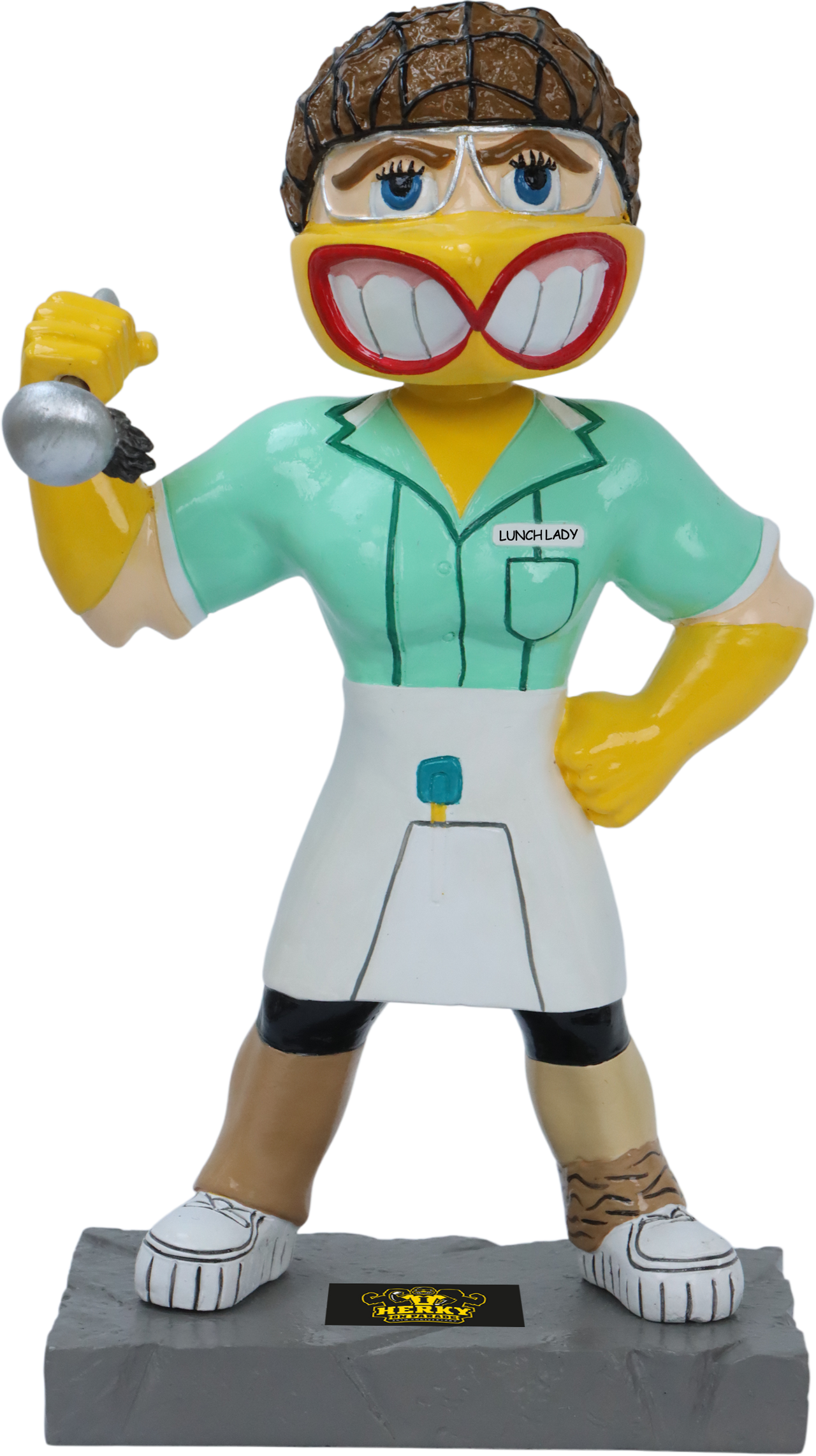 Iowa Herky on Parade - Lunch Lady Herky