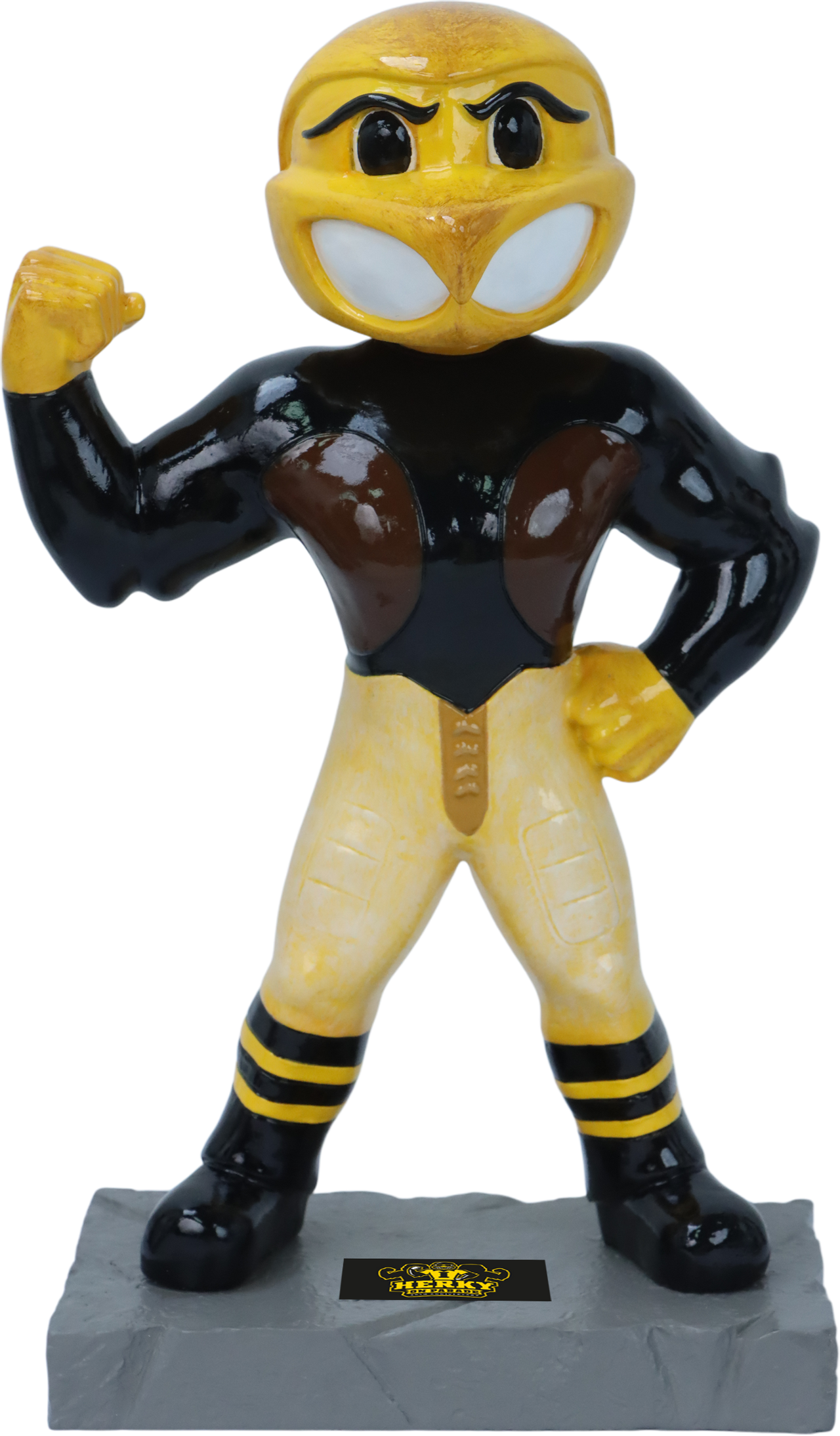 Iowa Herky on Parade - Old Gold Herky