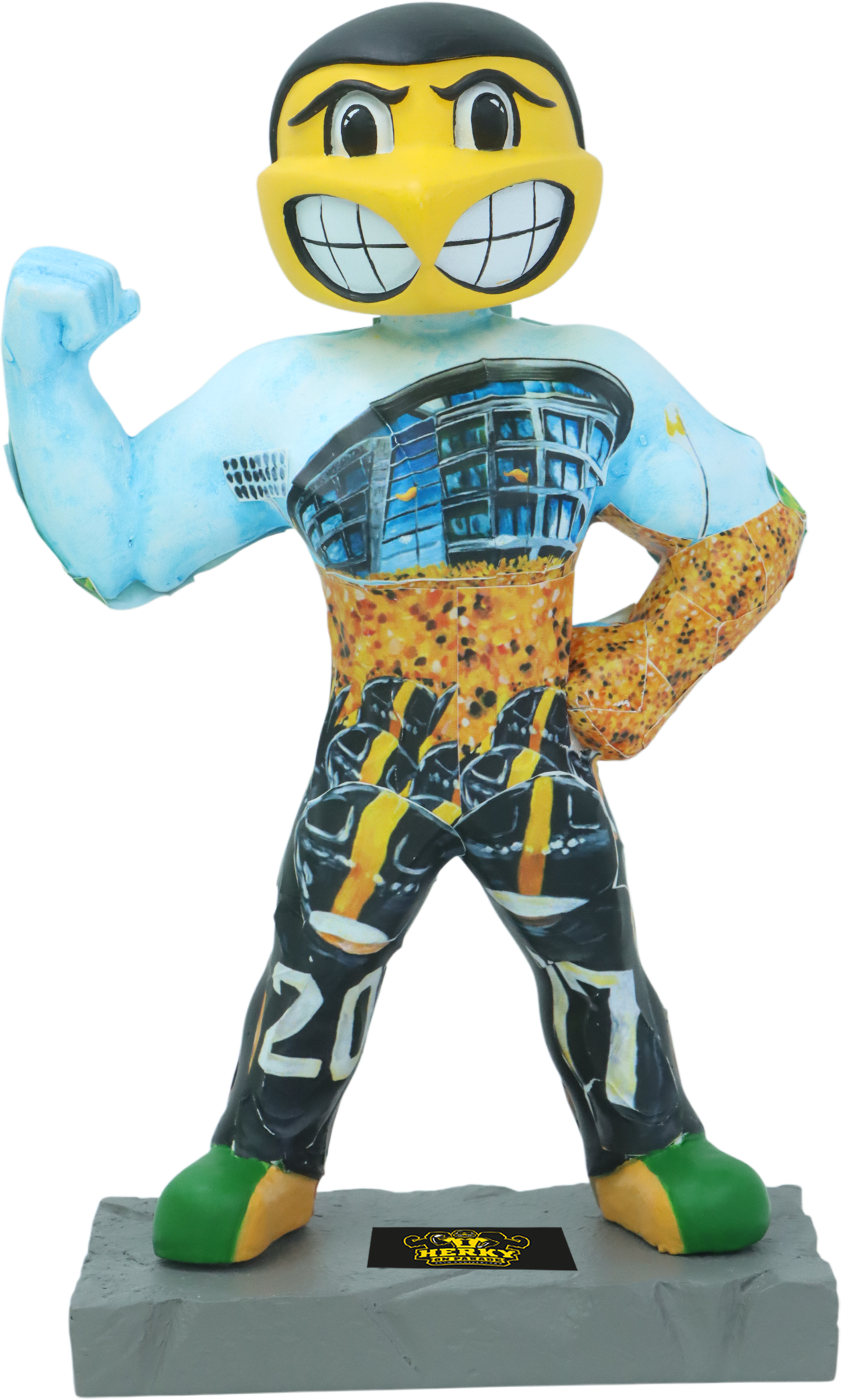 Iowa Herky on Parade - Perspectives