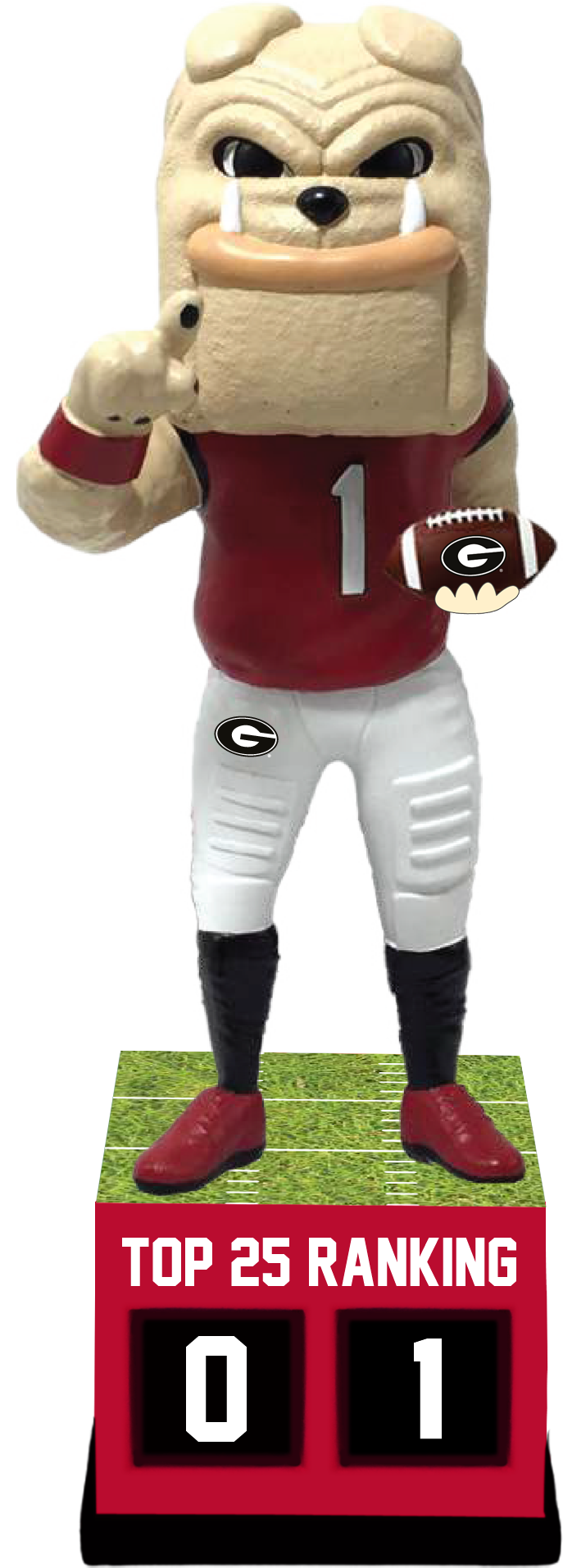 Georgia Football Tracker Bobblehead