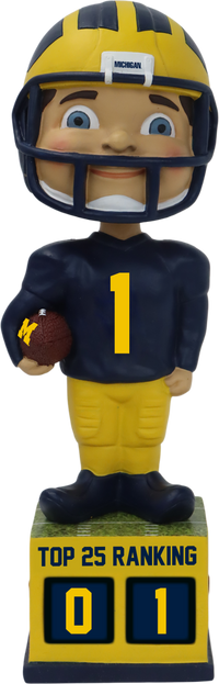 Thumbnail for Michigan Top 25 Tracker Bobblehead