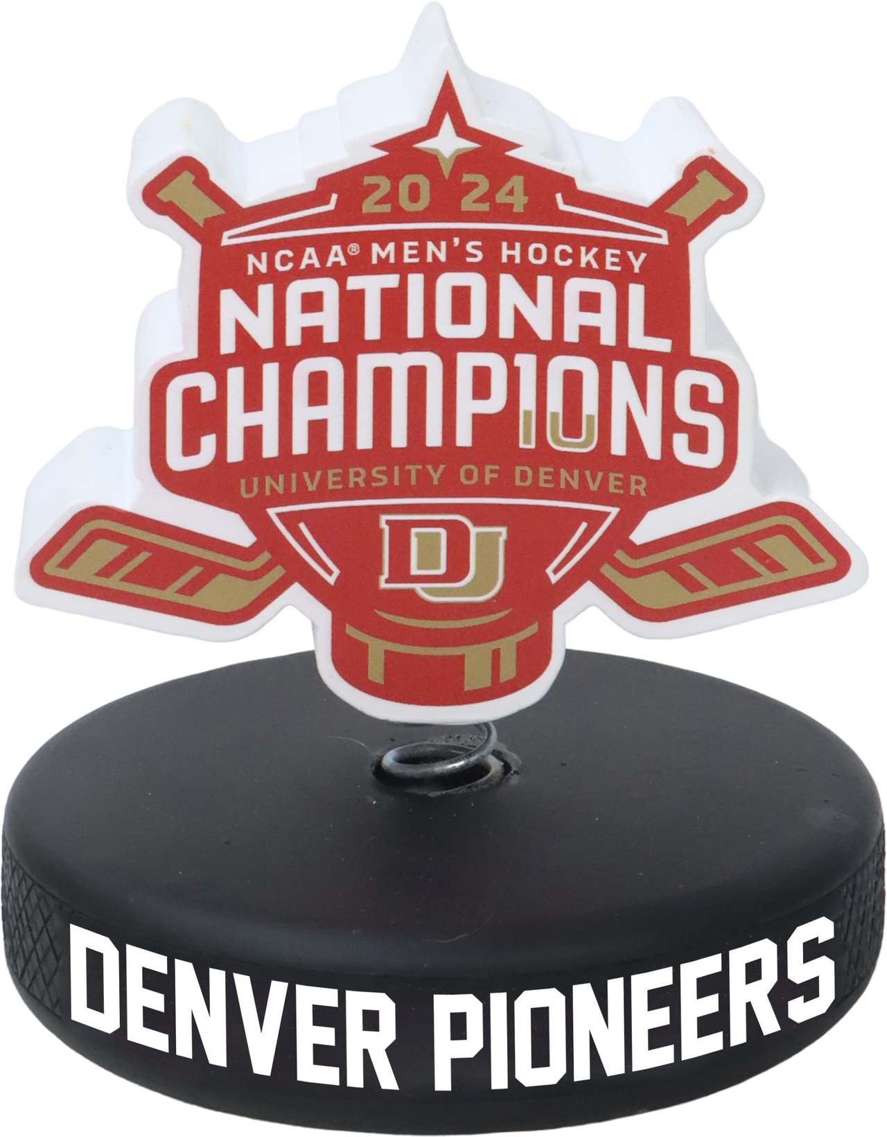 Denver Pioneers 2024 Men's Hockey National ChampioNs Bobble Logo