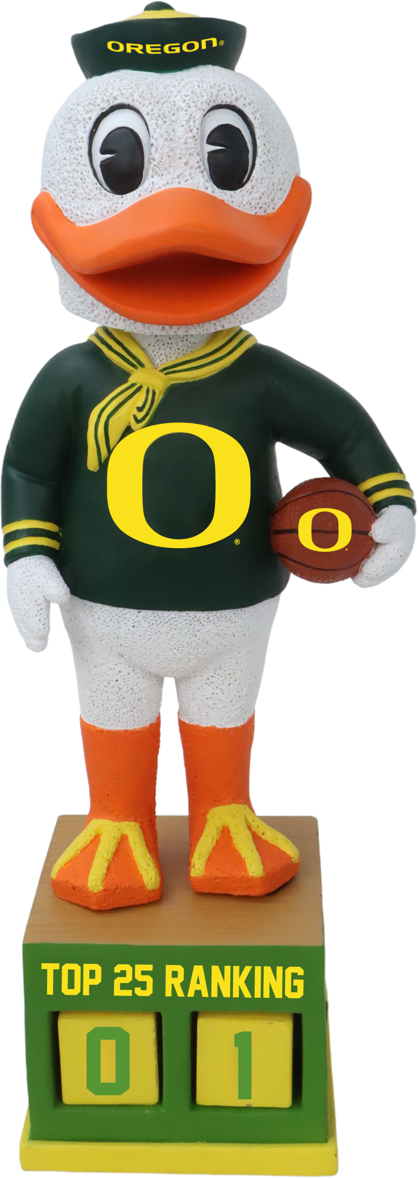 Oregon Ducks Basketball Top 25 Ranking Tracker Bobblehead
