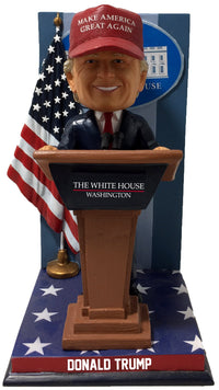Thumbnail for Donald Trump Maga Hat President Podium Bobblehead
