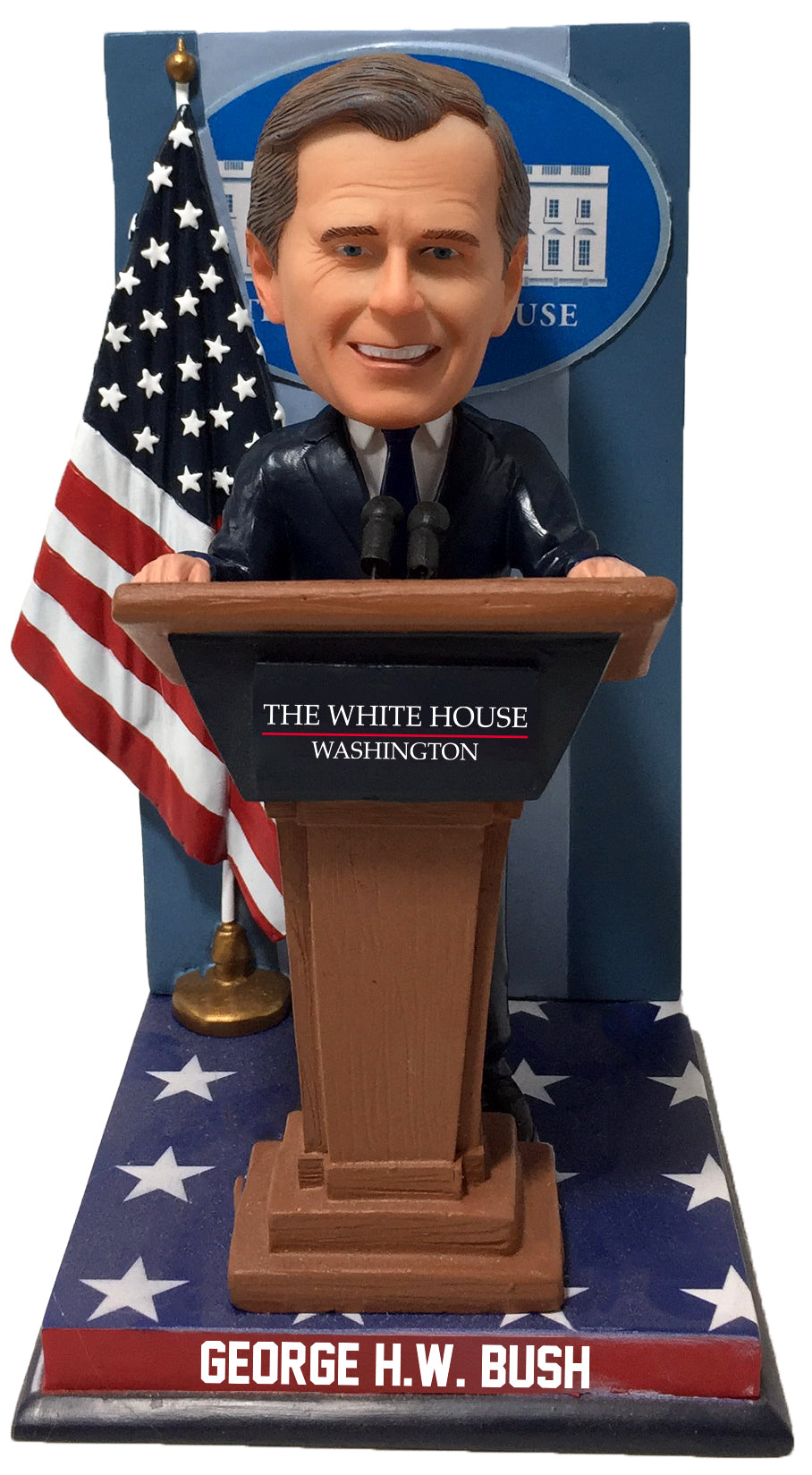 George H.W. Bush President Podium Bobblehead
