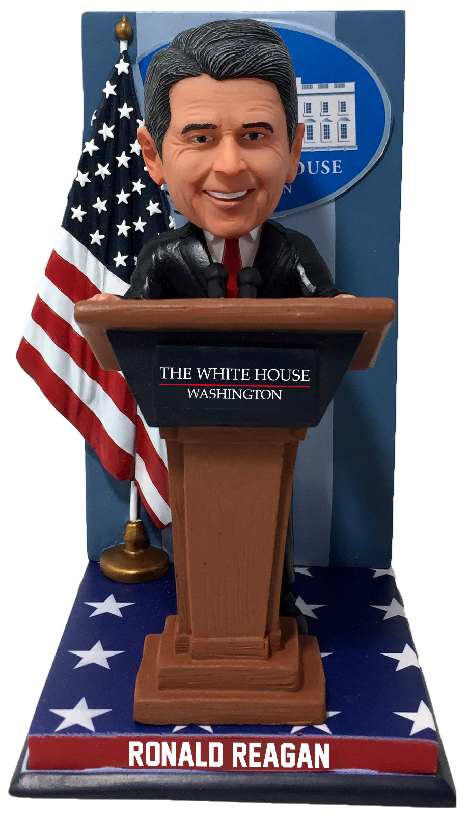 Ronald Reagan President Podium Bobblehead