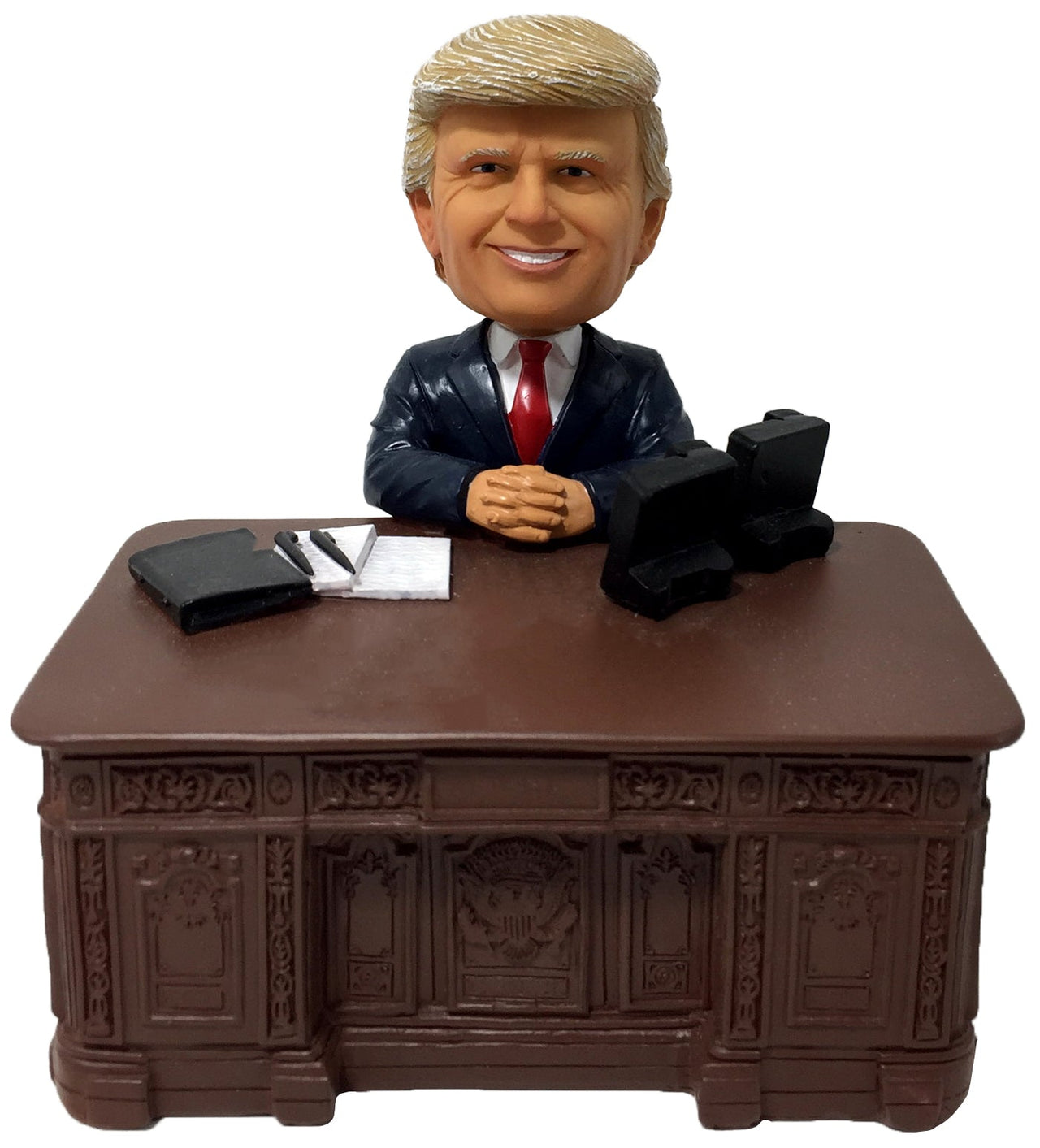 Donald Trump President Resolute Desk Bobblehead