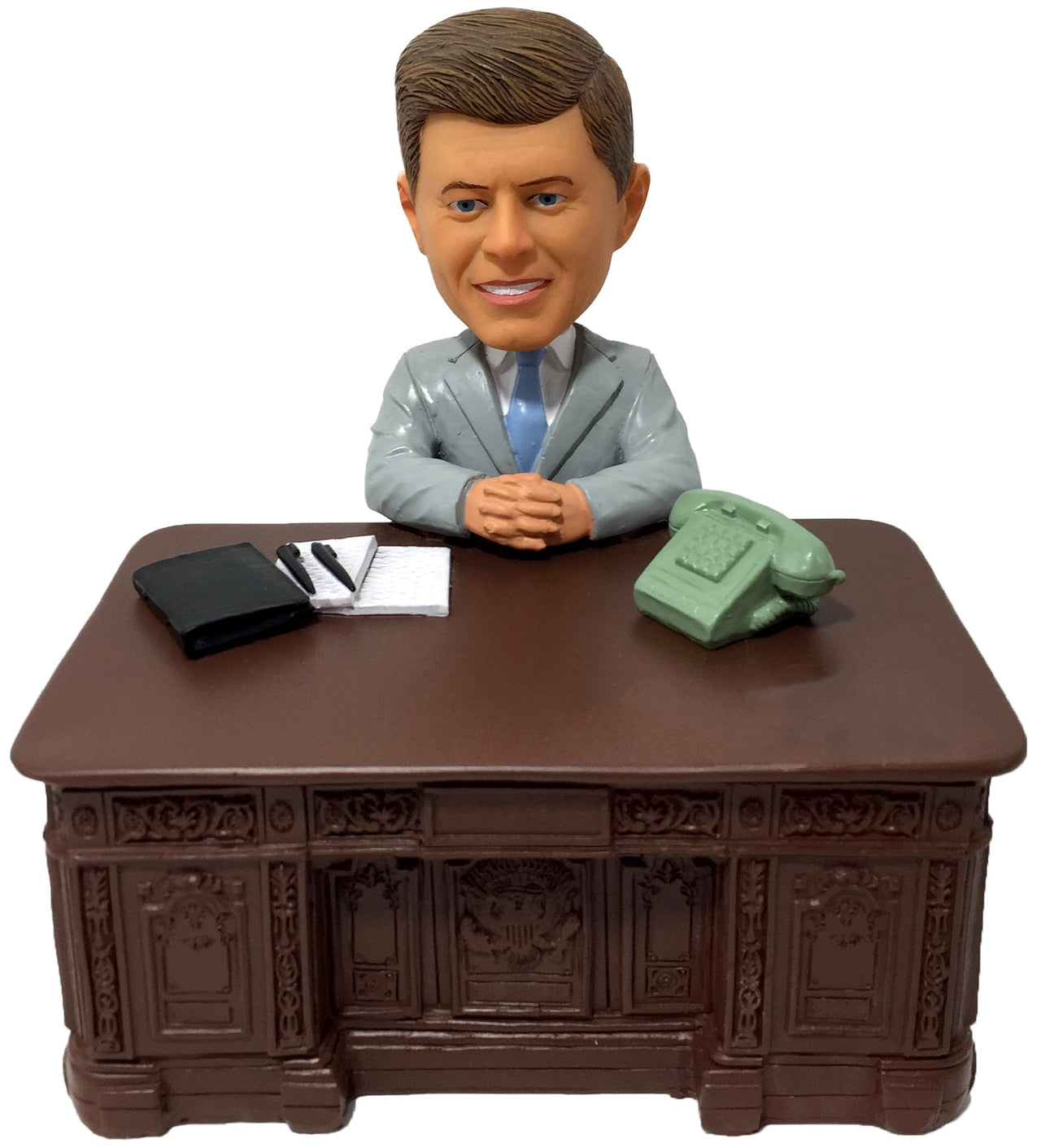 John F. Kennedy President Resolute Desk Bobblehead