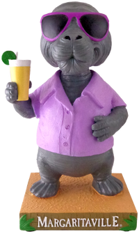 Thumbnail for Margaritaville Manatee Margaritaville Bobblehead