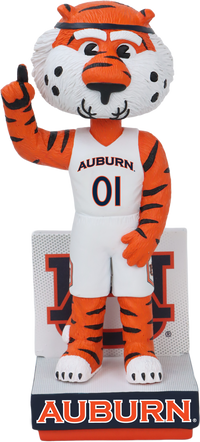 Thumbnail for Auburn Mascot White Jersey Basketball Bobblehead