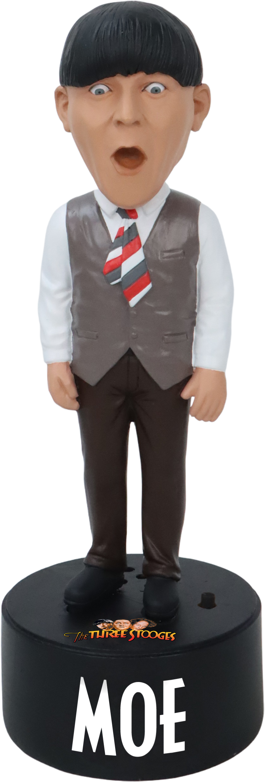 Moe The Three Stooges Talking Bobblehead