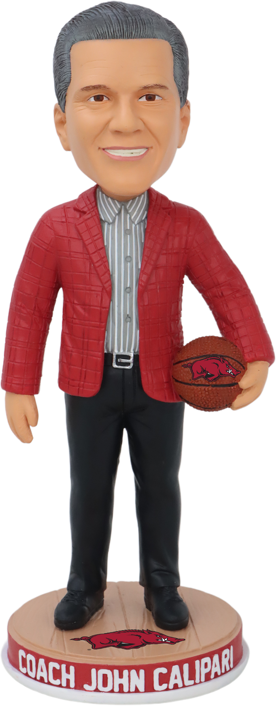 Arkansas Coach John Calipari Jacket Bobblehead