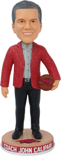 Thumbnail for Arkansas Coach John Calipari Jacket Bobblehead