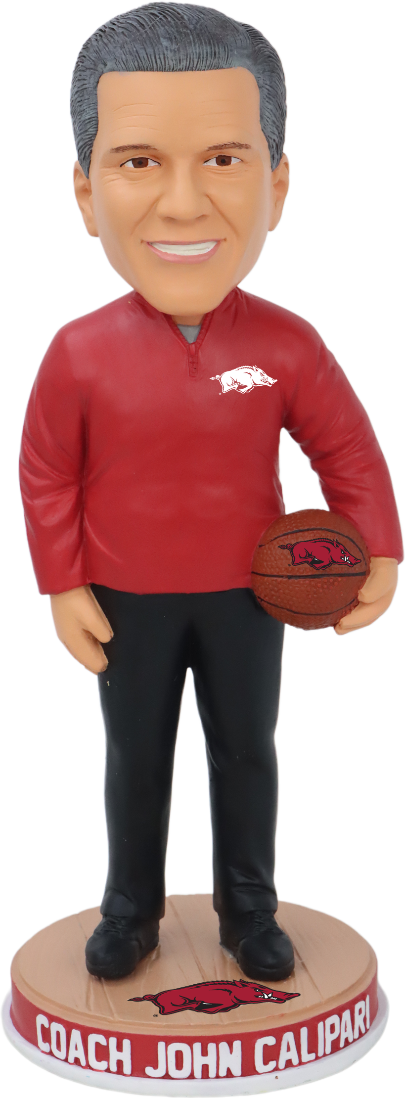 Arkansas Coach John Calipari Quarter Zip Bobblehead