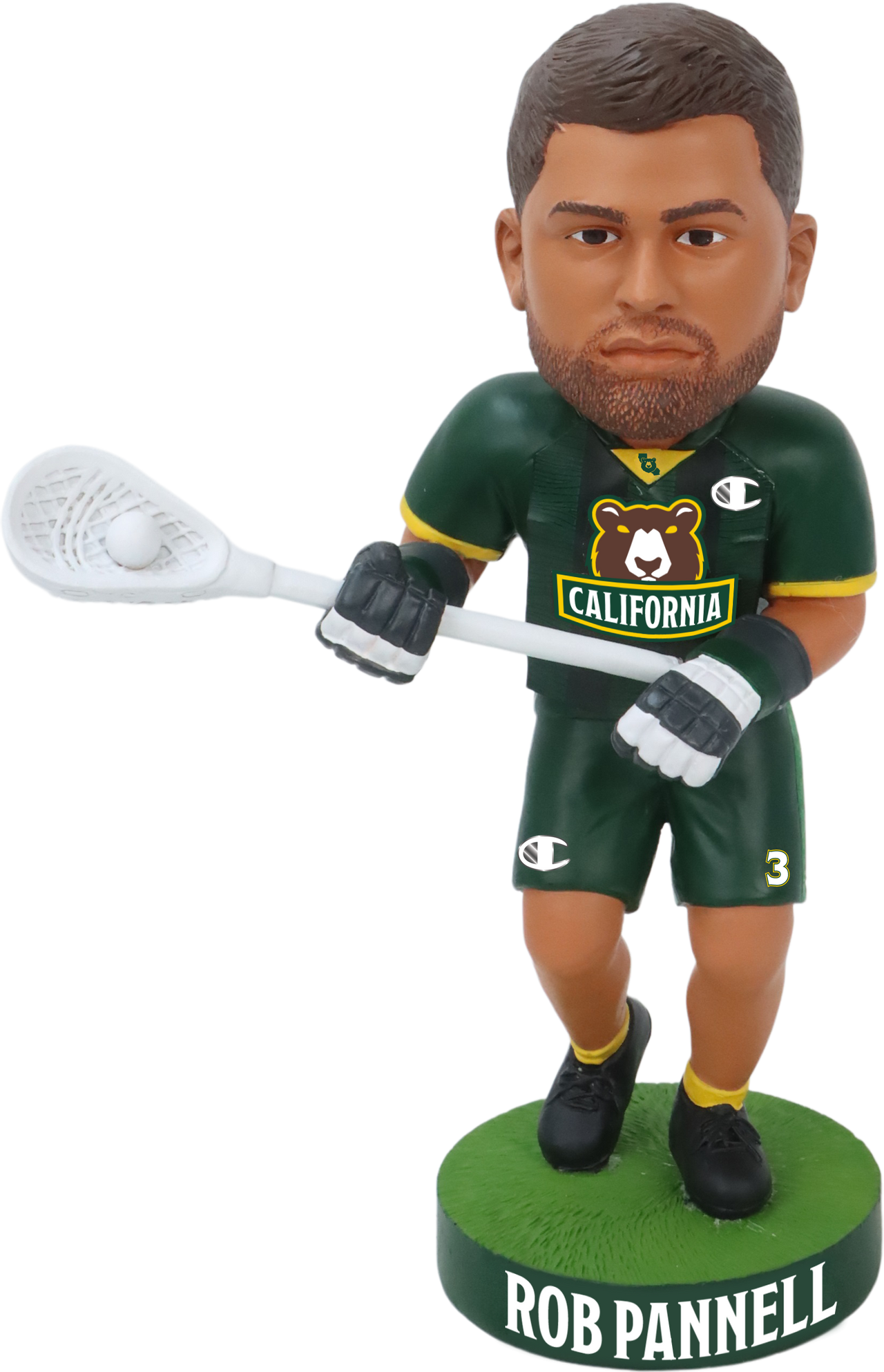 Rob Pannell California Redwoods Premier Lacrosse League Bobblehead