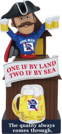 Thumbnail for Cool Blue Pabst Blue Ribbon Bobblehead