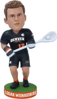 Thumbnail for Logan Wisnauskas Denver Outlaws Premier Lacrosse League Bobblehead