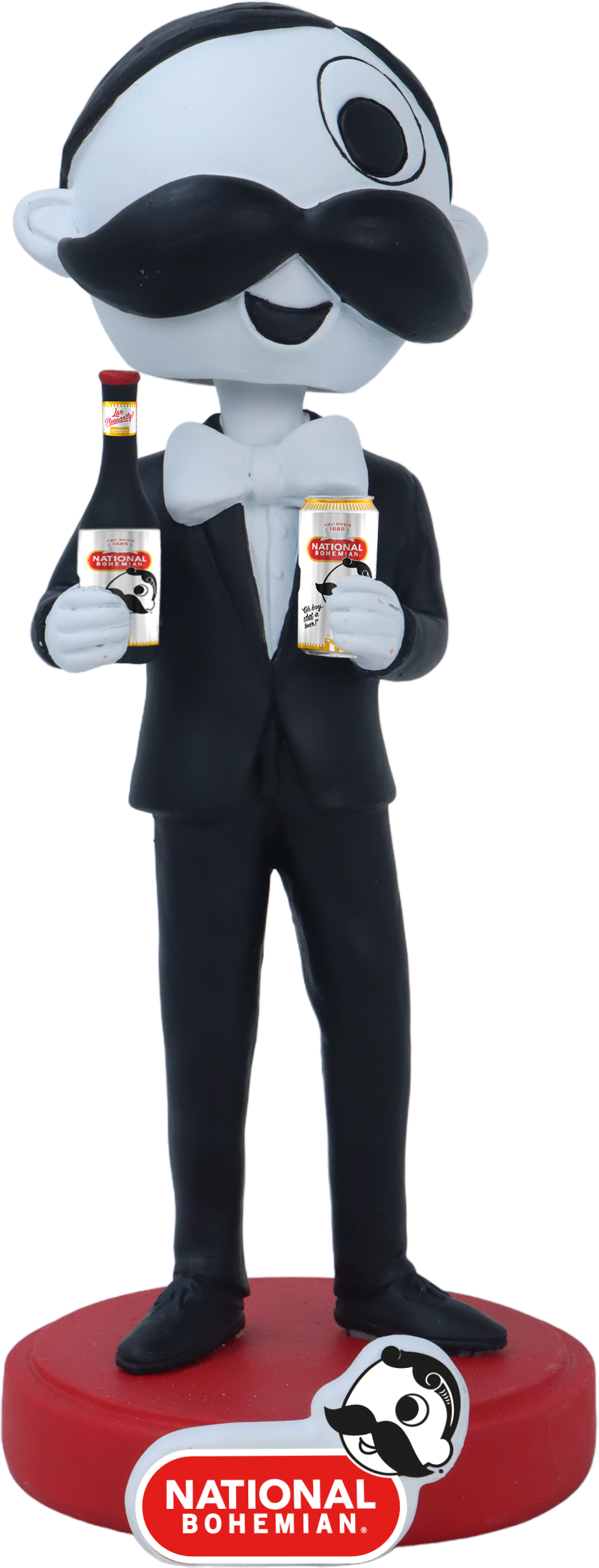 Mr. Boh Costumed National Bohemian Beer Bobblehead