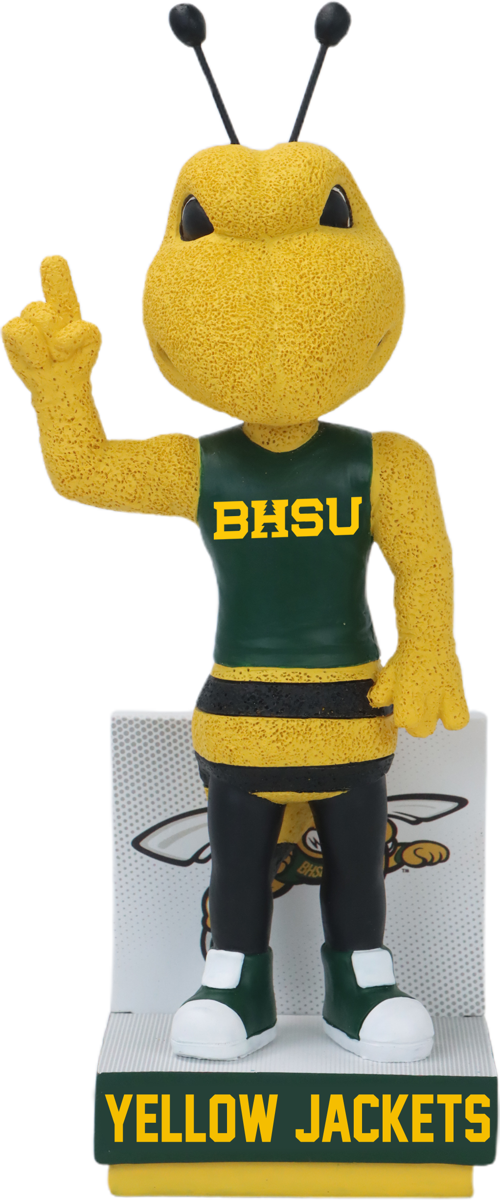 Sting The Yellow Jacket Black Hills State Yellow Jackets Mascot Bobblehead NCAA