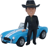 Thumbnail for Carroll Shelby 24 Hour Le Mans Bobblehead