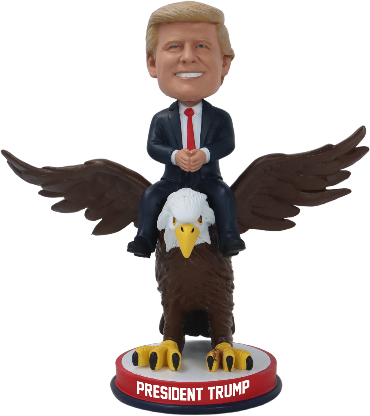 Donald Trump Riding Eagle Bobblehead