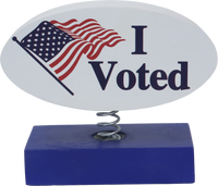 Thumbnail for I Voted Sticker Full Size Bobble