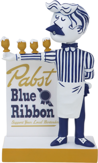 Thumbnail for Pabst Cool Blue Waiter Bobblehead