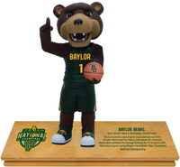 Thumbnail for Baylor Bears 2021 Men's Basketball Game Used Championship Court Bobblehead