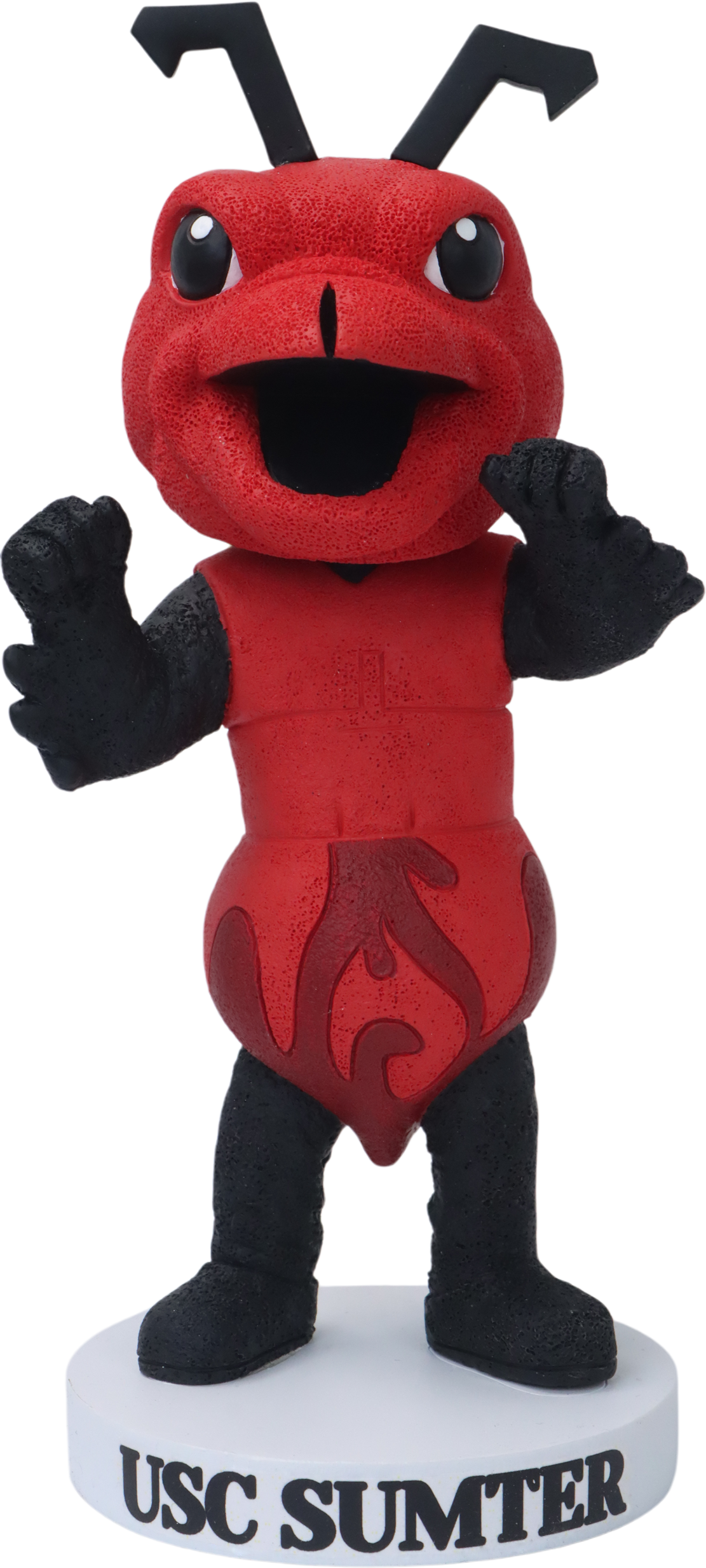 Blaze The Fire Ant USC Sumter Fire Ants Mascot Bobblehead NCAA College