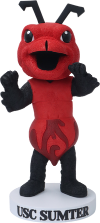 Thumbnail for Blaze The Fire Ant USC Sumter Fire Ants Mascot Bobblehead NCAA College
