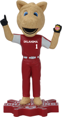 Thumbnail for Oklahoma 2024 Softball Champions Maroon Jersey Bobblehead