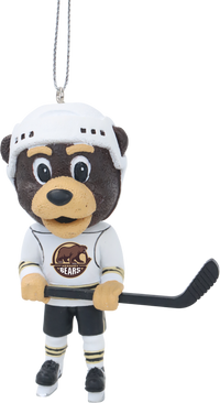 Thumbnail for Coco The Bear Hershey Bears Ornament Bobblehead Hockey