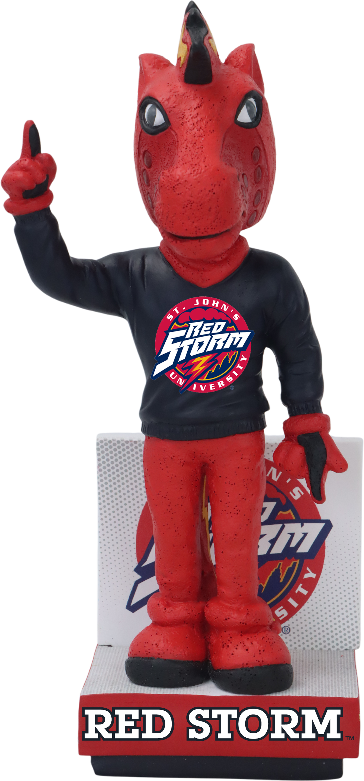 Thunder St. John's Red Storm Retro Mascot Bobblehead NCAA College