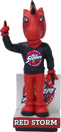 Thumbnail for Thunder St. John's Red Storm Retro Mascot Bobblehead NCAA College